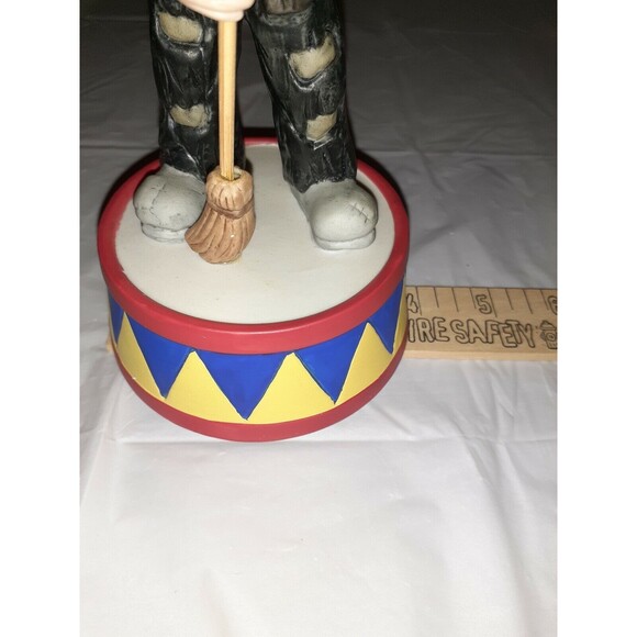 Emmett Kelly Jr Whistle While You Work Music Box Porcelain Clown Original Box - Picture 6 of 10
